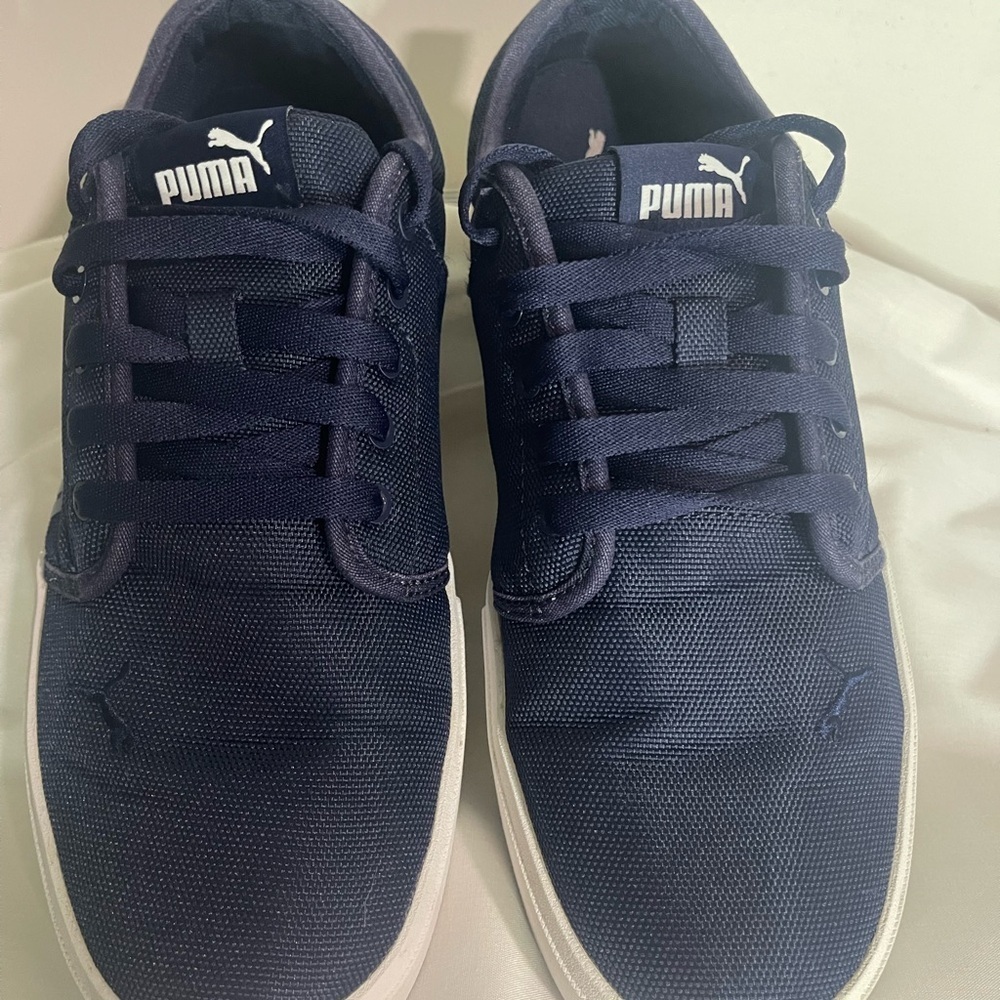 Puma Men's Deep Blue Sneakers - Picture 8 of 9